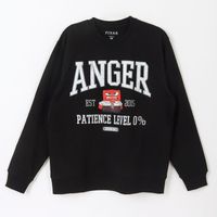 Polerón Cerrado Adulto Negro Ira Intensamente Pixar Disney