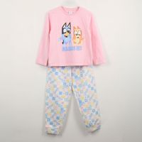 Pijama Manga Larga Niña Shake It Rosado Bingo & Bluey
