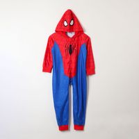Pijama Polar Niño Spiderman Traje Rojo Marvel (Talla 2,3 y 4)
