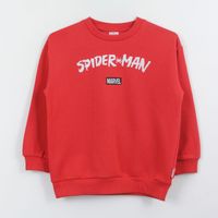Polerón Cerrado Niño Spiderman Back Print Rojo Marvel