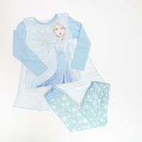Pijama Niña Frozen Capa Celeste Disney