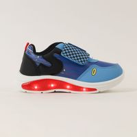 Zapatillas Con Luces Niño Cuadrille Azul Sonic
