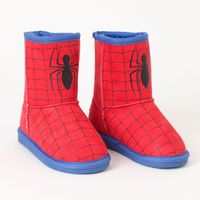Bota Chiporro Niño Spiderman Peludo Rojo Marvel