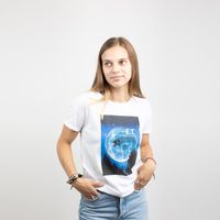 Polera Mujer Alien Blanco E.T