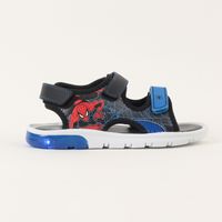 Sandalia Con Luces Niño Negro Escalando Spiderman Marvel