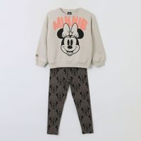Conjunto Niña Minnie Mouse Blanco Disney