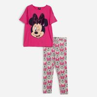 Conjunto Niña Minnie Mouse Guiño Rosado Disney