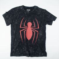 Polera Hombre Spiderman New Style Gris Oscuro Marvel