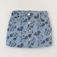 Short Niña Azul Mezclilla Minnie Disney