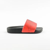 Sandalia Slide Niño Ojos Spiderman Negro Marvel