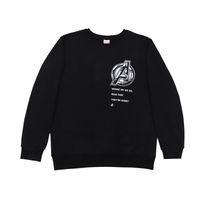 Poleron Hombre Avengers Logo Negro Marvel