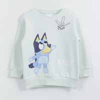 Polerón Cerrado Niña Personaje Verde Bluey