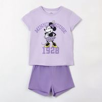 Pijama Manga Corta Teen Rosado 1928 Minnie Disney