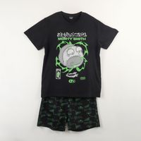 Pijama Manga Corta Hombre Negro Rick and Morty