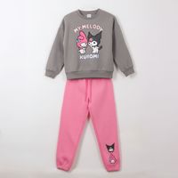 Conjunto Buzo Niña My Melody & Kuromi Gris Hello Kitty