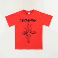 Polera Manga Corta Niño Rojo Lineal Spiderman Marvel