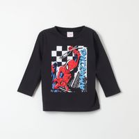 Polera Manga Larga Niño Spiderman Amazing Negro Marvel
