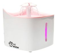 Fuente de Agua Bebedero Perros y Gatos Rosada