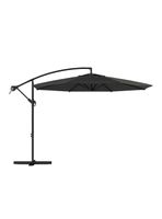 Quitasol Lateral 3x3mt Sombrilla Terraza Sol Lluvia Grafito Vincenzi