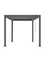 Pérgola Bioclimática 3x3 mts Arcadia Luz Led Solar Vincenzi