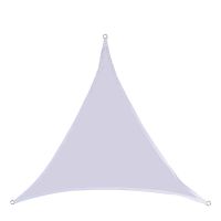 Toldo Vela Triangular Blanco + Kit de Instalación