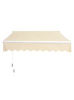Toldo con brazo retractil Terrazas 4x2.5 Mts Beige