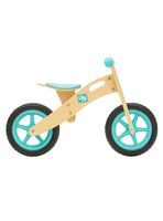 Bicicleta De Aprendizaje De Madera Celeste para niños de 2 a 6 años