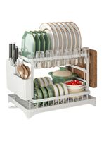 Escurridor Platos Secador Loza Inoxidable 2 Niveles