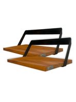 Pack 2 Repisas Madera y hierro 60x20cm de Pared - Vincenzi
