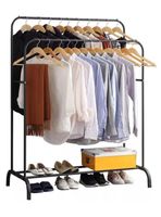 Perchero De Ropa Organizador Zapatos Tendedero Doble