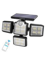 Foco led Solar exterior 4 direcciones sensor control luz fría