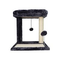 Rascador De Gatos Con Juguete Y Cama 44x40x40