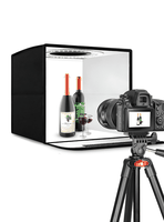 Estudio fotográfico portátil luz led full accesorios