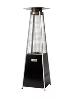 Estufa De Patio Tipo Pirámide A Gas 12,5kw Negro Bfresh