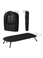 Tabla de planchar de mesa plegable comparta y portátil Negro Homeclaf