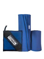 Toallas Microfibra Grande Secado Rápido Pack + Estuche Azul K-fit