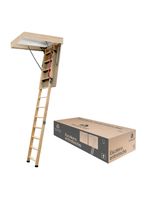 Escalera Ático de Madera Mansarda 70x120cm Homeclaf
