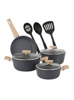 Juego de ollas cocina 10 piezas granito antiadherente Bfresh