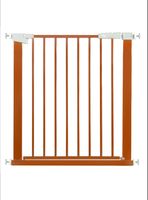 Reja de Seguridad escalera puerta bebés y mascotas café