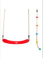 Pack Columpio Eva Rojo y Escalador