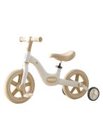 Bicicleta Aprendizaje de Equilibrio niño o niña Beige con Luz LED GlowUp