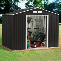 Bodega Jardín 195x195x125cm Negra