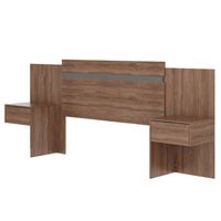 Respaldo Con Veladores Paraná 2 PL Canela-Titanio