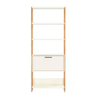 Estante Cucao 1 Puerta Roble-Vainilla