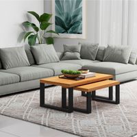 Mesas de Centro Yulton Roble-Negro