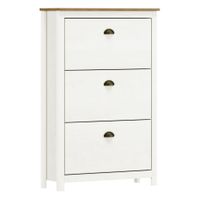 Zapatero Posadas 3 puertas blanco-roble