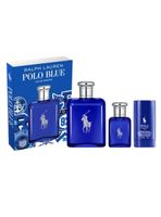 PERFUME RALPH LAUREN POLO BLUE ESTUCHE EDT 125ML+EDT 40ML+DESODORANTE DE BARRA 75ML