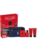 PERFUME RALPH LAUREN POLO RED ESTUCHE EDT 125ML+EDT 40ML+AF SHAVE BALM 50ML+GEL 50ML