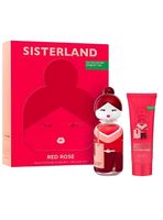 PERFUME  BENETTON SISTERLAND RED ROSE ESTUCHE EDT 80ML+LOCION 75ML