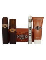 PERFUME  CUBA GOLD ESTUCHE 4PZAS EDT 100ML + EDT 35ML + AF.SHAVE 100ML + S.GEL 200ML